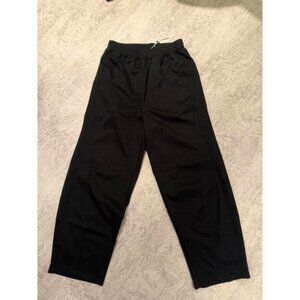 NWOT Aelfric Eden Black Barrel Leg Sweatpants sz S
